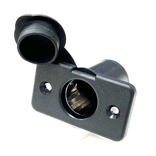 Flush Mount Accessory Power Socket 12v 24v 16A - Car Motorhome Van - Picture 3 of 3
