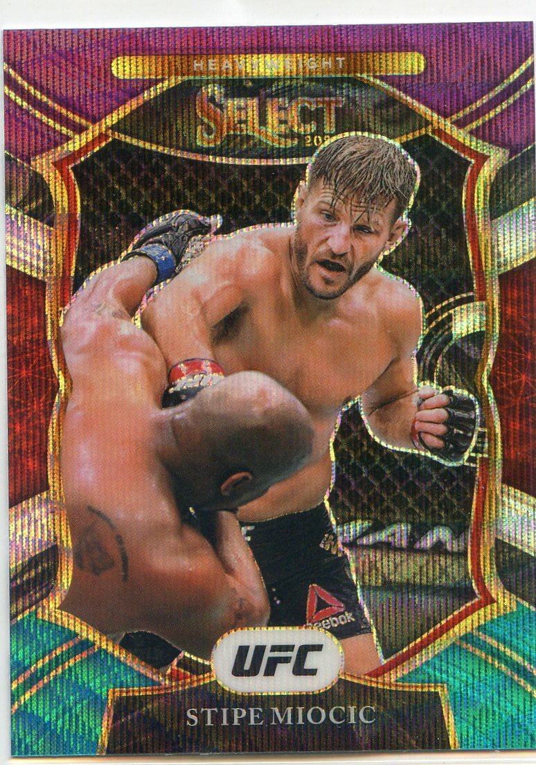 2021 Panini Select UFC STIPE MIOCIC TRI-COLOR PRIZM Concourse No 61