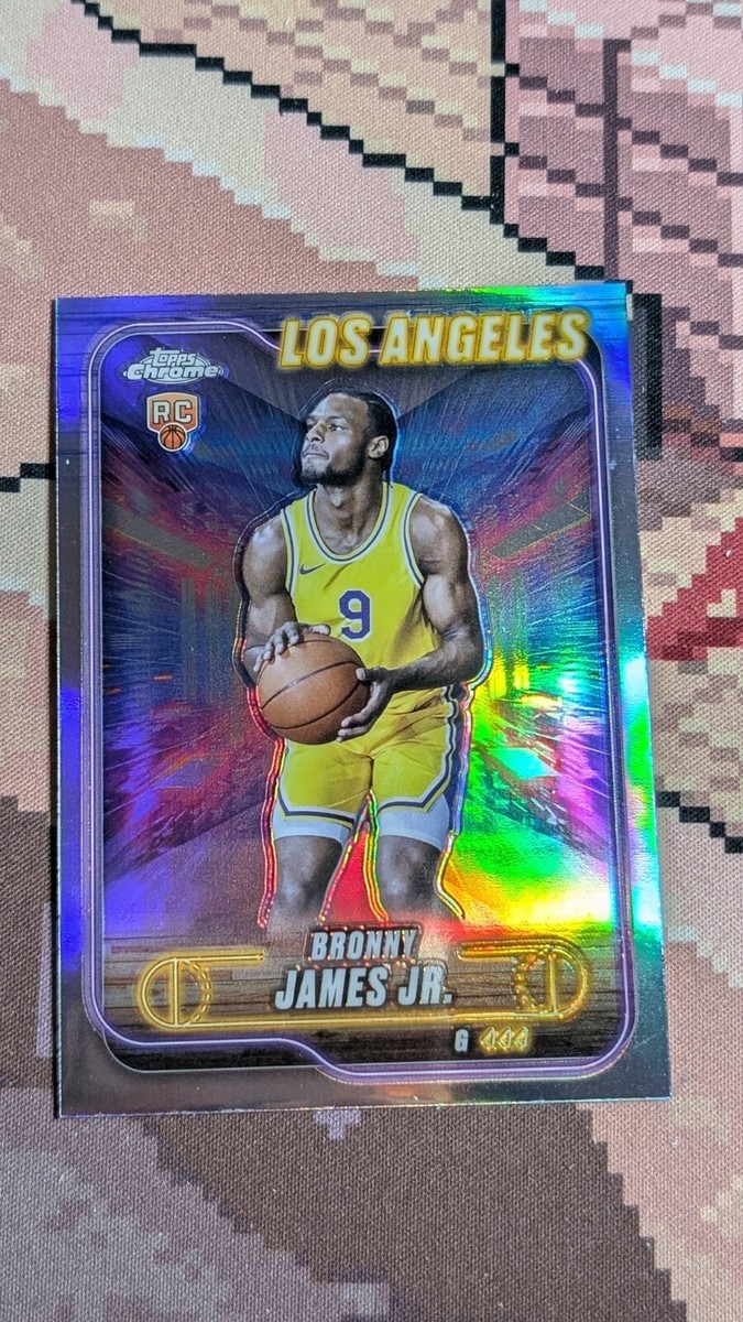 2024-25 Topps Chrome Basketball Bronny James Jr #149 Rookie
