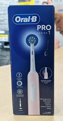 Oral-B Pro Series 1 Cross Action Pink Elektrische Zahnbürste 3D Reinigungstechnologie
