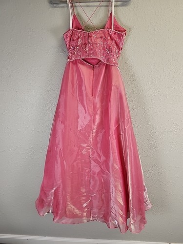Le Gala by Mon Cheri Pink 2 Piece Formal Dress SZ 4 - Picture 6 of 13
