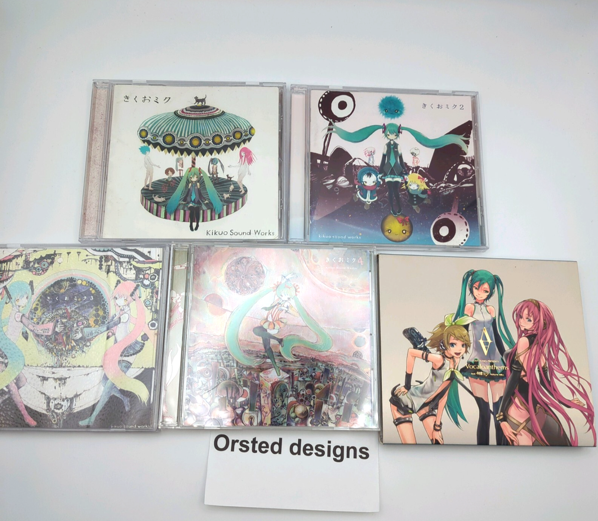 Kikuo CD KIKUO MIKU 1 2 3 4 CDs Hatsune MIKU Japan Vocaloid Set of
