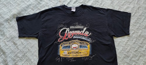 NWA Wrestling Legends Fanfest Shirt 2007 XL with Facsimile Signatures vintage