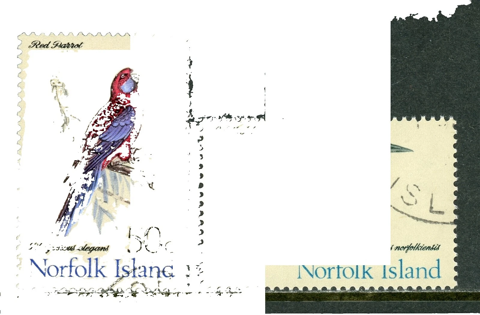 Aves utilizado estampillas de Estados y Territorios australianos