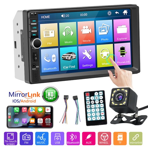 7in Tactil Estereo De Pantalla con Bluetooth Para Carro MP5 Player USB/SD/AUX/FM - Picture 3 of 20