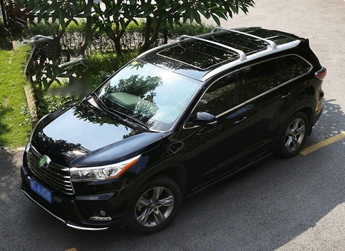 2PCS Roof Rail Racks Cross Bar Carrier Fit Highlander Kluger 2014-2019 EU US DDP - Picture 5 of 8
