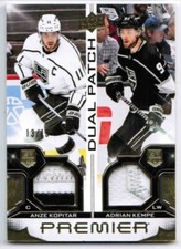 22/23 2022 UPPER DECK PREMIER ANZE KOPITAR ADRIAN KEMPE DUAL PATCH /15 LA KINGS