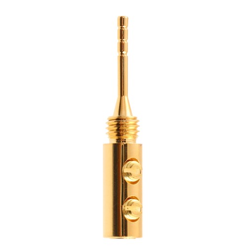4pcs Gold Plated Red Copper 2mm Banana Plug Screw Type Audio Speaker Pin Plugs - Picture 4 of 7