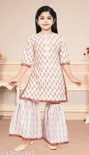 Indian Kids Traditional Beautiful girl ethnic Gharara Set For Girls