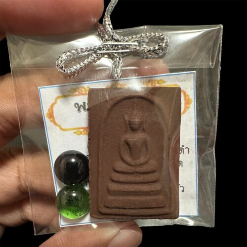 Gift Set Leklai Nampee Phra Somdej Mix Gemstone Magic Thai amulet Protect Lucky - Picture 3 of 5