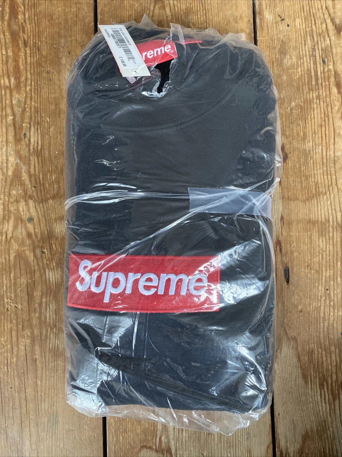 Logo Supreme Box col rond   Noir   Medium   Neuf et scellé ✅?