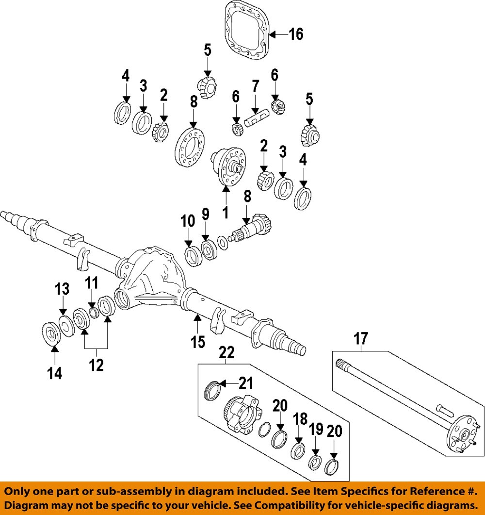 FORD OEM RearAxle Differential Pumpkin Cover BL3Z4033C eBay
