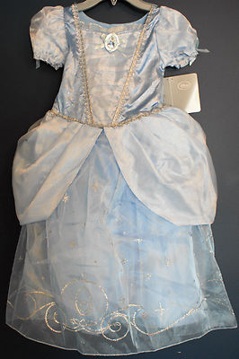 New Disney Store Princess CINDERELLA Costume Dress Small S (5/6