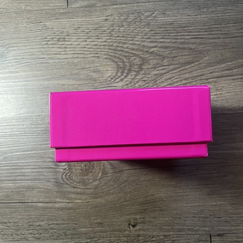 Valentino Small Hot Pink Empty Gift Box Tissue Ribbon Enclosure Card 5x5x2.25” - Picture 11 of 15