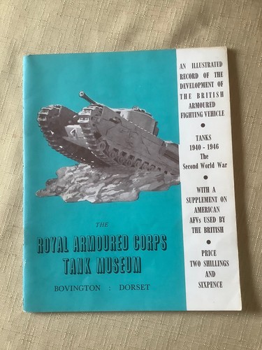 Royal Armoured Corps Tank Museum, Bovington - Vintage 1967 Guide Book