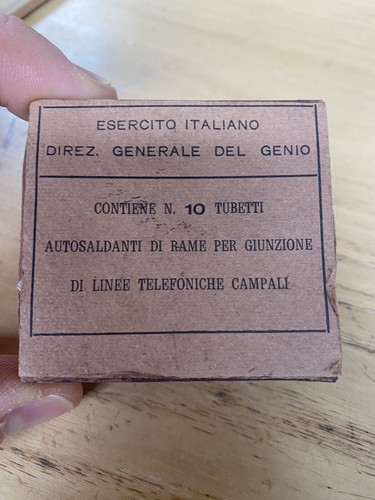 Ww2 Autosaldanti telefoni campali esercito italiano genio e Lpoca collezione - Imagen 7 de 8