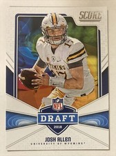 Josh Allen 2018 Score NFL DRAFT SHIELD Rookie Card #5 (3935)