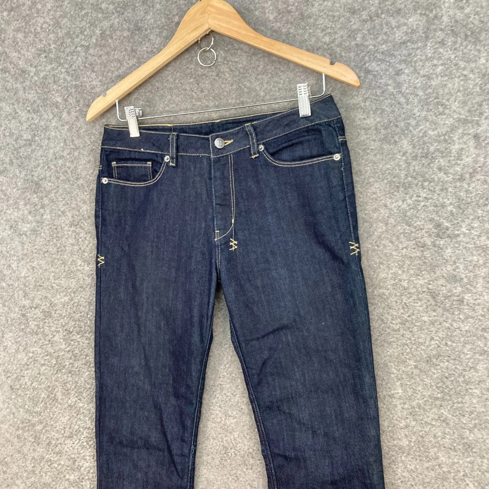 Ksubi Jeans Mens W28 Dark Blue Straight Leg Slim Fit Zip Fly Denim 21928 - image 2 of 4