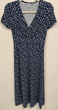 SheIn Dress Women's Size S Floral Blue White Classic Sunday Attire