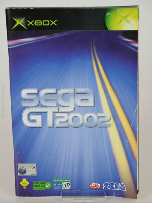 Microsoft Xbox Classic Sega GT 2002 Anleitung Handbuch