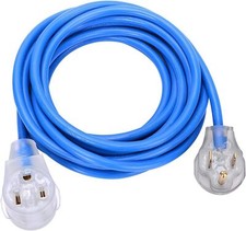 Welder Extension Cord Heavy Duty 25 Feet 6-50 Nema R Plug Lighted Welding Cord