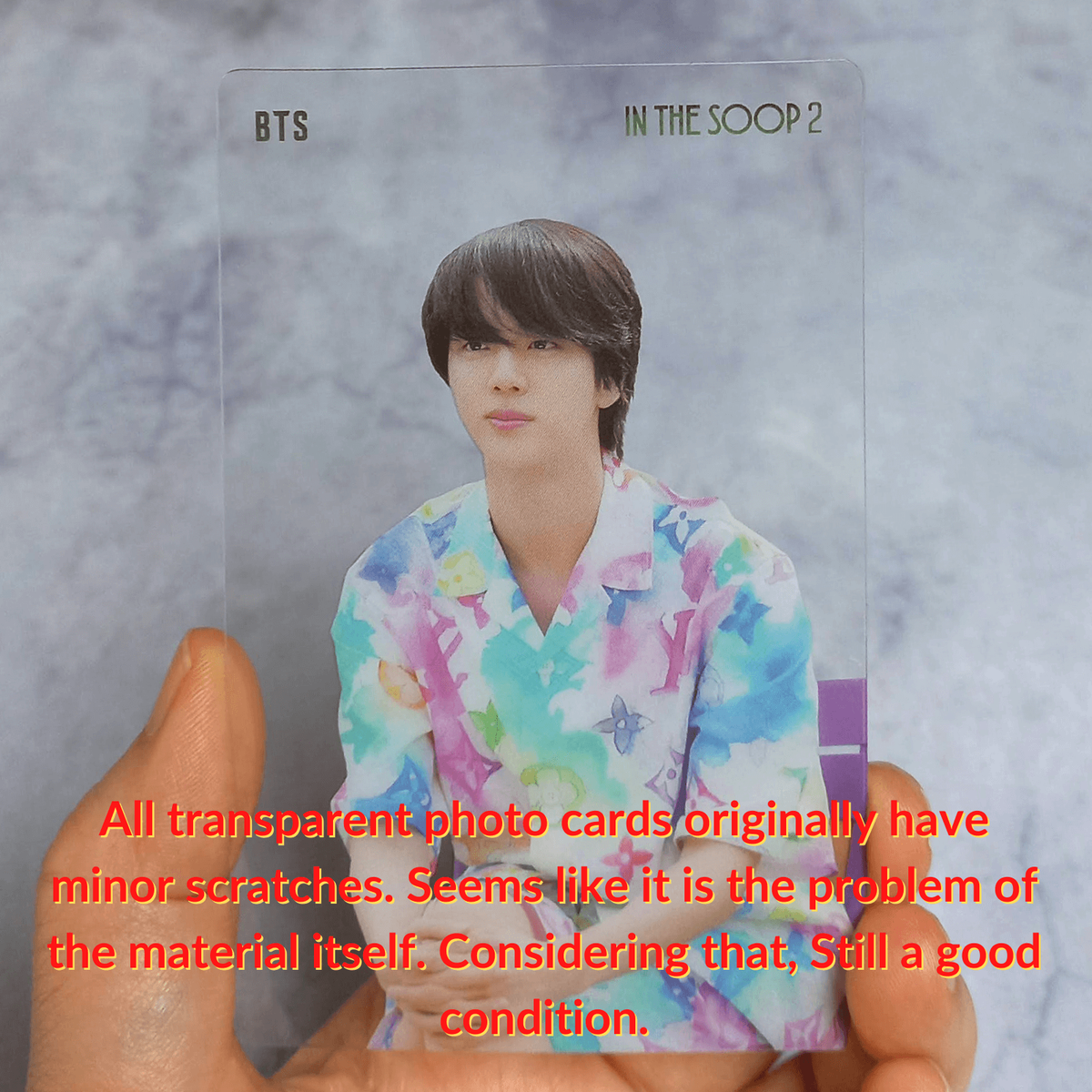 BTS In The Soop Season 2 BTS Ver. Early Bird Gift Photo Card - Jin