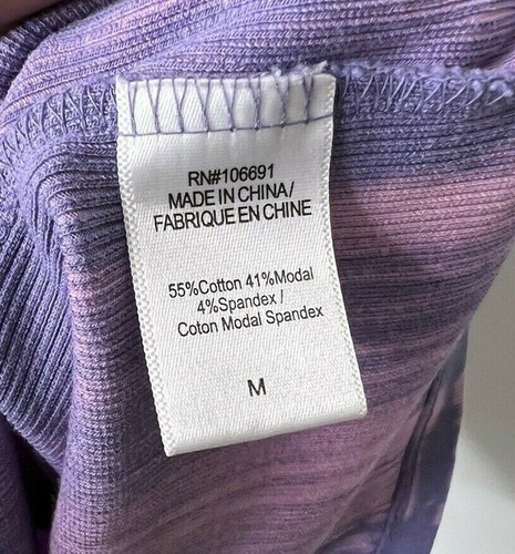 NWT Young Fabulous & Broke Criss-Cross Back Halter Dress Purple Medium Acid Wash - Picture 9 of 9