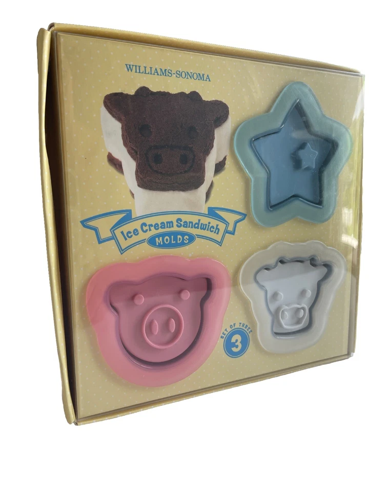 WILLIAMS-SONOMA Moldes para Helados Tovolo Sandwich Hornear Galletas Prensa Foto 2 de 4