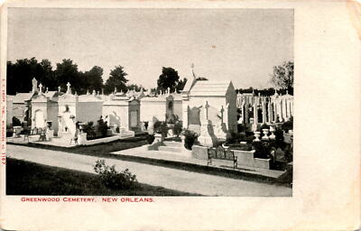 E C KROPP PUBL MILWAUKEE NO 1167 GREENWOOD CEMETERY NEW ORLEANS Postcar Postcard