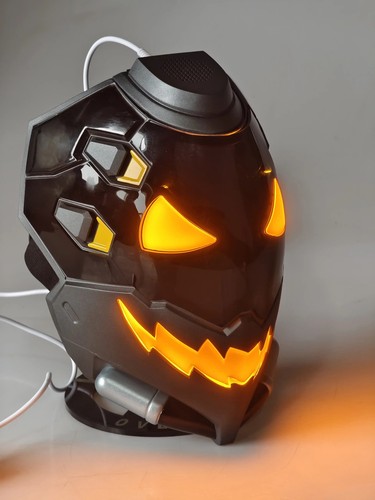 Overwatch OW ANA Corpse Ghost Helmet LED Smiley Face Mask Helmet Cosplay Props - Bild 4 von 17