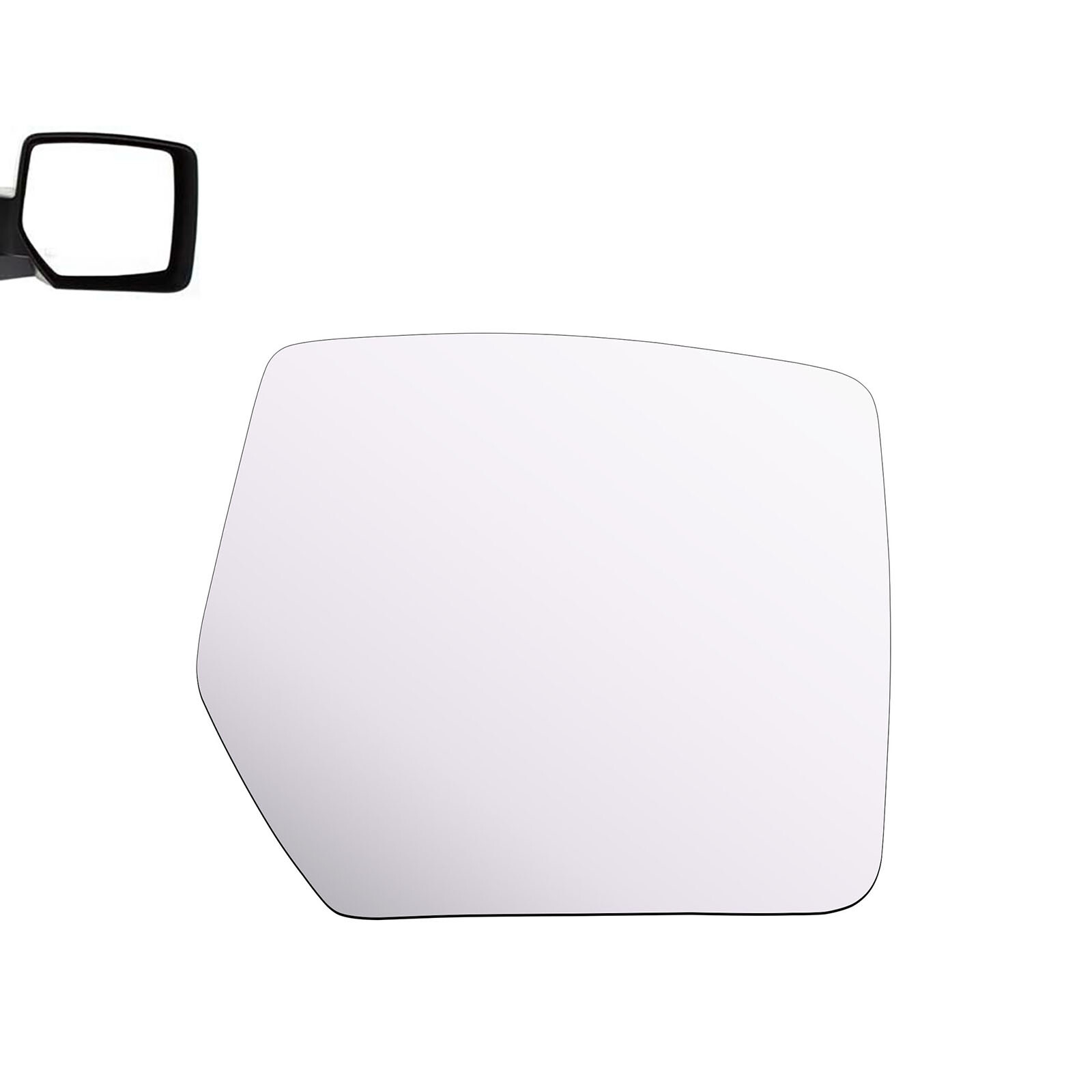 Passenger Side Manual Mirror For 2007-2017 Jeep Patriot – Black, Convex, CH1321281