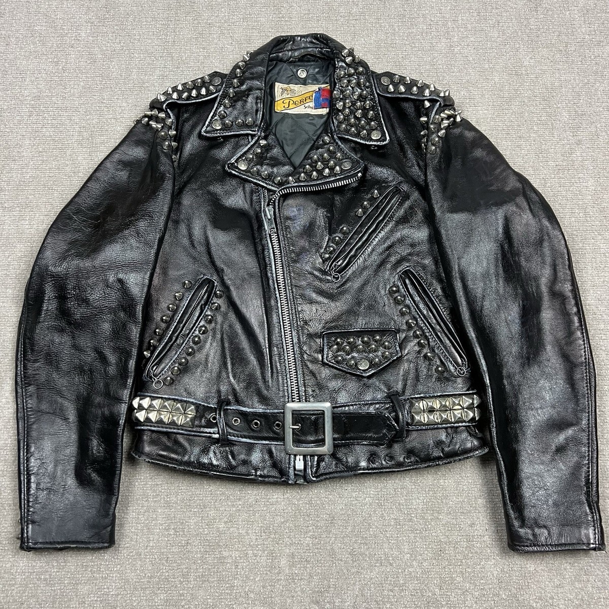 80's〜 schott Vtg 80s 90s Schott Perfecto 116W Motorcycle Jacket Three 3