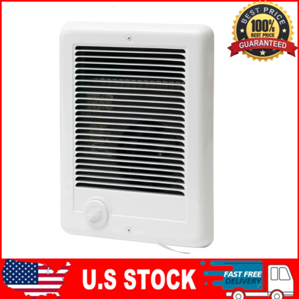 Cadet 67509 1500W 12.5A 120V 5118 BTU White Wall Fan Heater 12 H X 9 W  In.USA | eBay