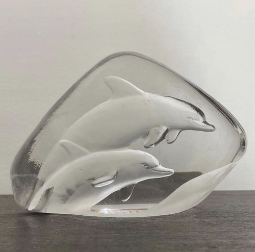 Crystal Glass Dolphin Figurine, For Interior Decor at Rs 393/piece in