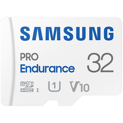 SAMSUNG PRO Endurance 32 GB microSDHC (2022), Speicherkarte, weiß