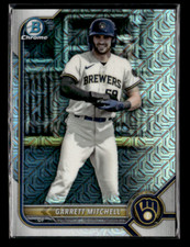 2022 Bowman Chrome #BCP-167 Garrett Mitchell Prospects Mojo Refractor Mega Box
