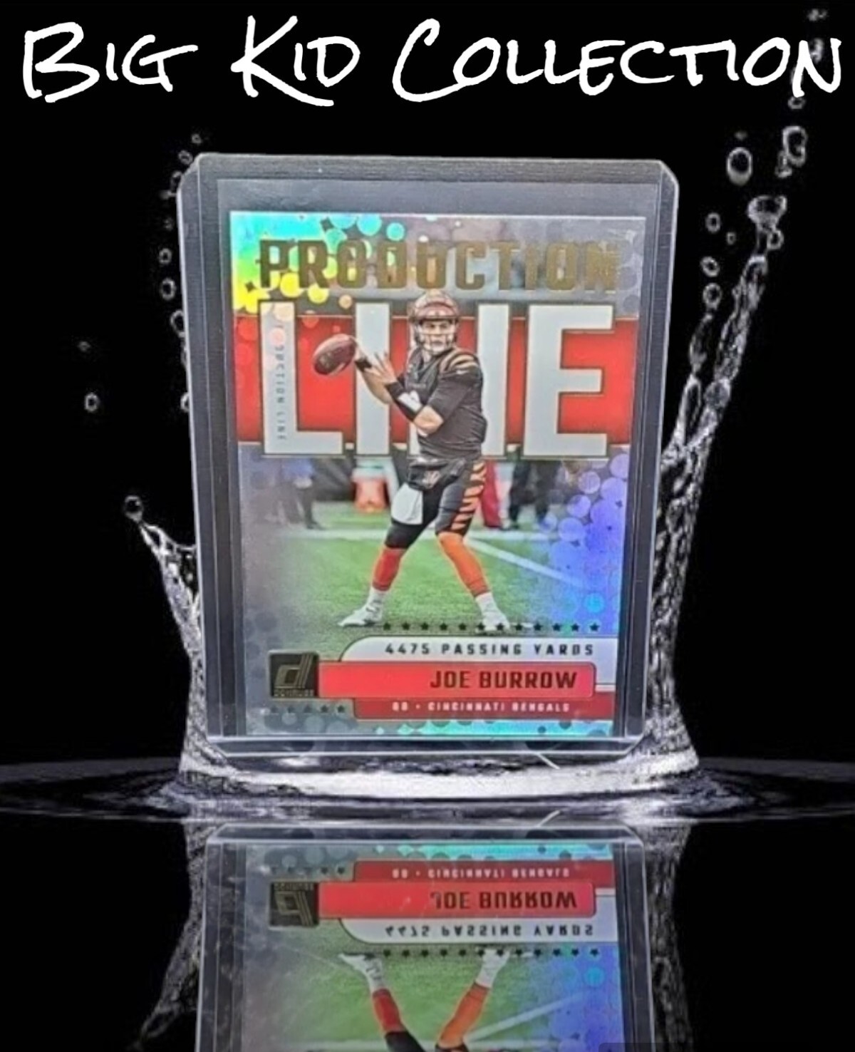 2023 Donruss Joe Burrow Production Line Galactic #PDL-3