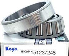 NEW 15123/15245 KOYO Tapered Roller Bearing Cone Cup Set 1.25" Bore 2.4409"