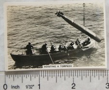 1937 Senior Service The Navy No. 23 HMS Courageous, hoisting a torpedo