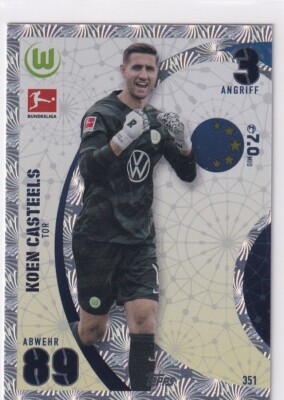 Topps 2023/2024 Match Attax Bundesliga 23/24 Yang Karte Nr. 351 Koen Casteels