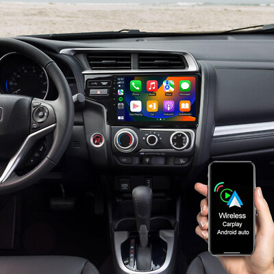 For 2014-2020 Honda Fit Android 13.0 Radio Apple CarPlay GPS Navi Wifi +Camera