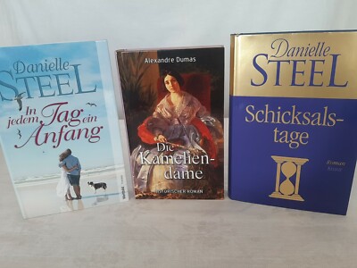 3er Bücher Danielle Steel & Alexandre Dumas      Romane, Romance