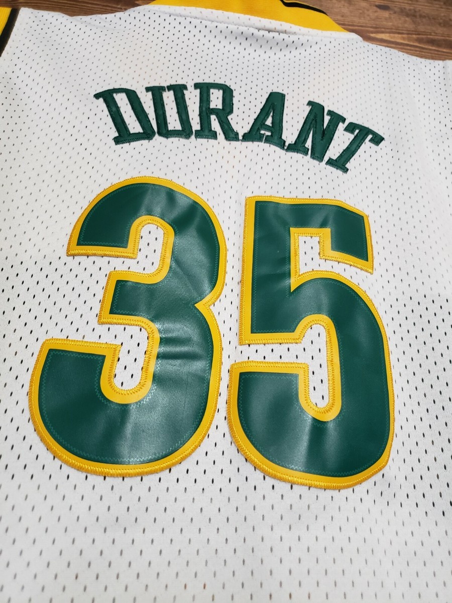Kevin Durant Seattle SuperSonics ROOKIE Jersey White Stitched