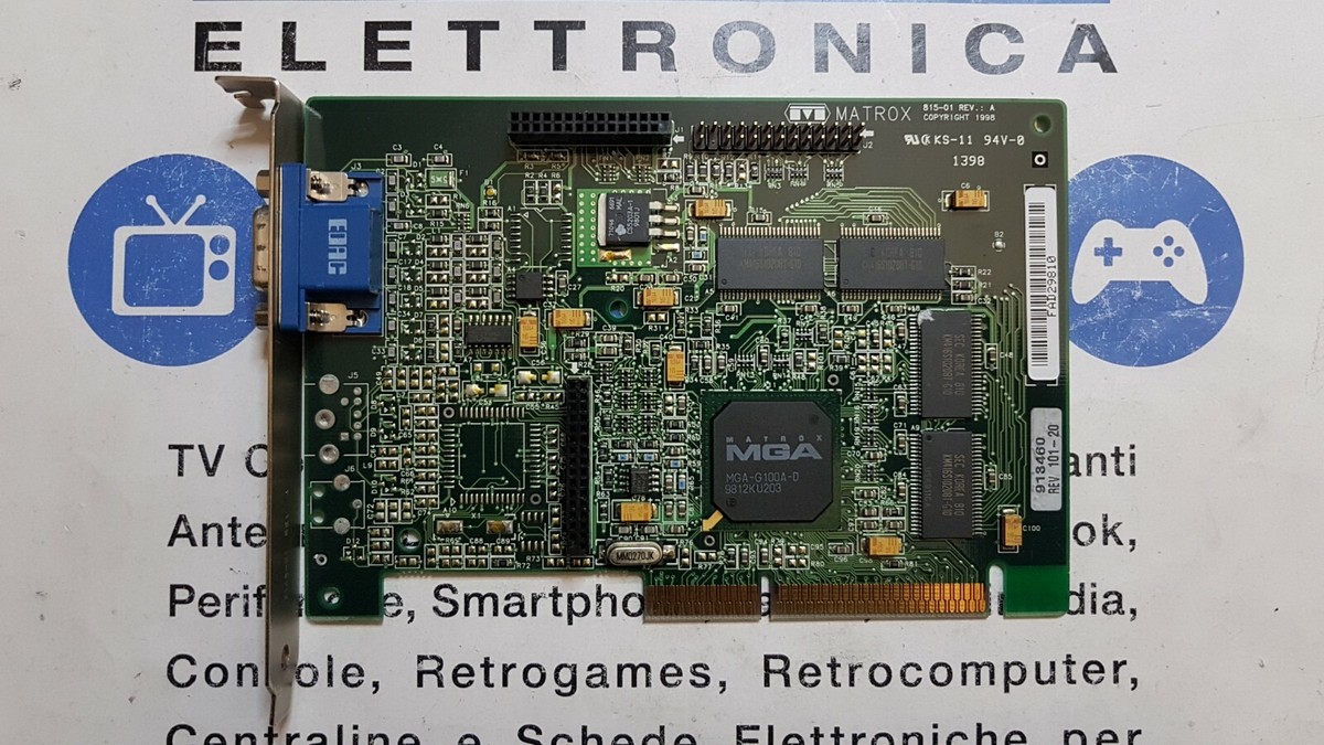Matrox G100A/4 - Tarjeta de vídeo AGP (4 MB