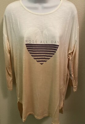 Rose All Day Blouse Size L NWT