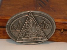 Pre-Owned Vintage 1994 Greater Anchorage Fur Rendezuous Belt Buckle