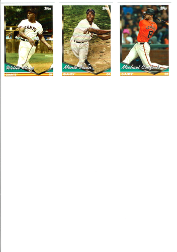 2024 Topps Archives San Francisco Giants Team Set 12 Base Cards + 2 Inserts + - Picture 3 of 3