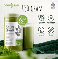 Pure DAUN KELOR MORINGA LEAF Powder Premium Pure Organic 450gr