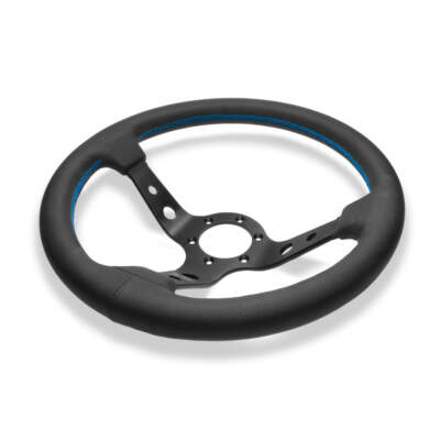 ATC Sprint Full Deep Cone95 Steering Wheel Black Airleather Black