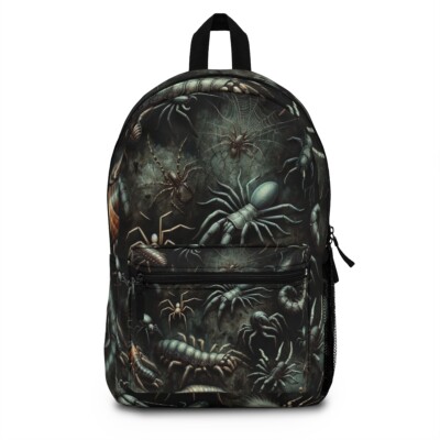 Backpack Bookbag School Bag Creepy Crawlies Insects Spiders  display picture 1